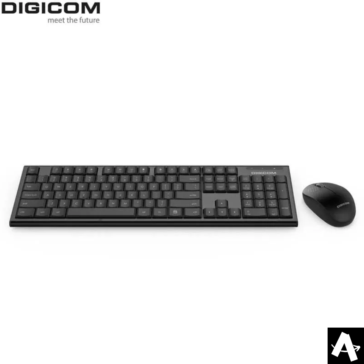  Digicom Wireless Keyboard + Mouse Combo | Dg-K80 (Black)